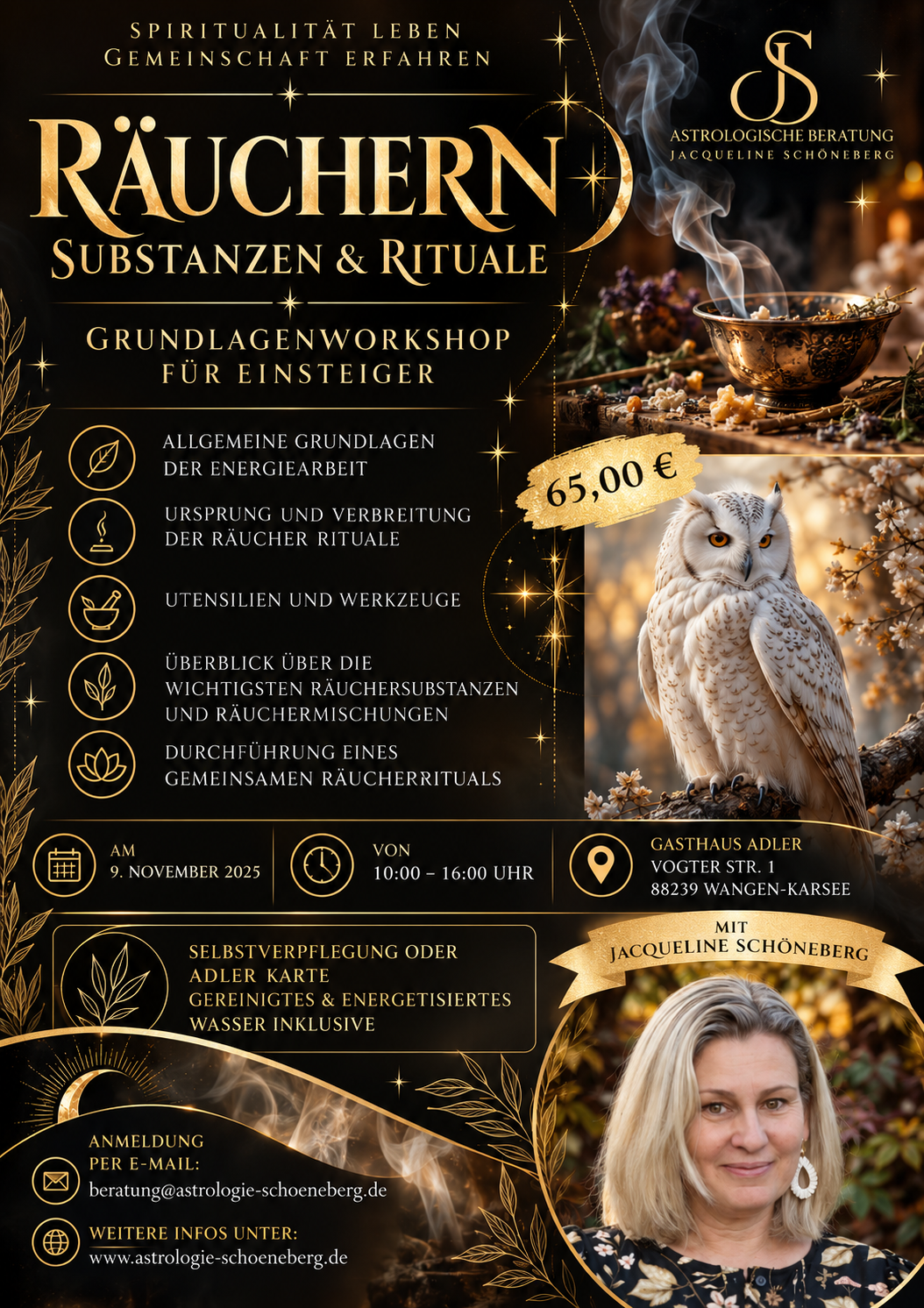 Kursmotiv für den Grundlagenworkshop Räuchern