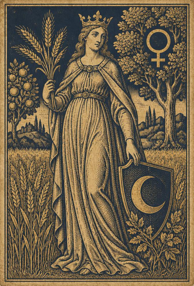 Die Herrscherin — Tarotkarte